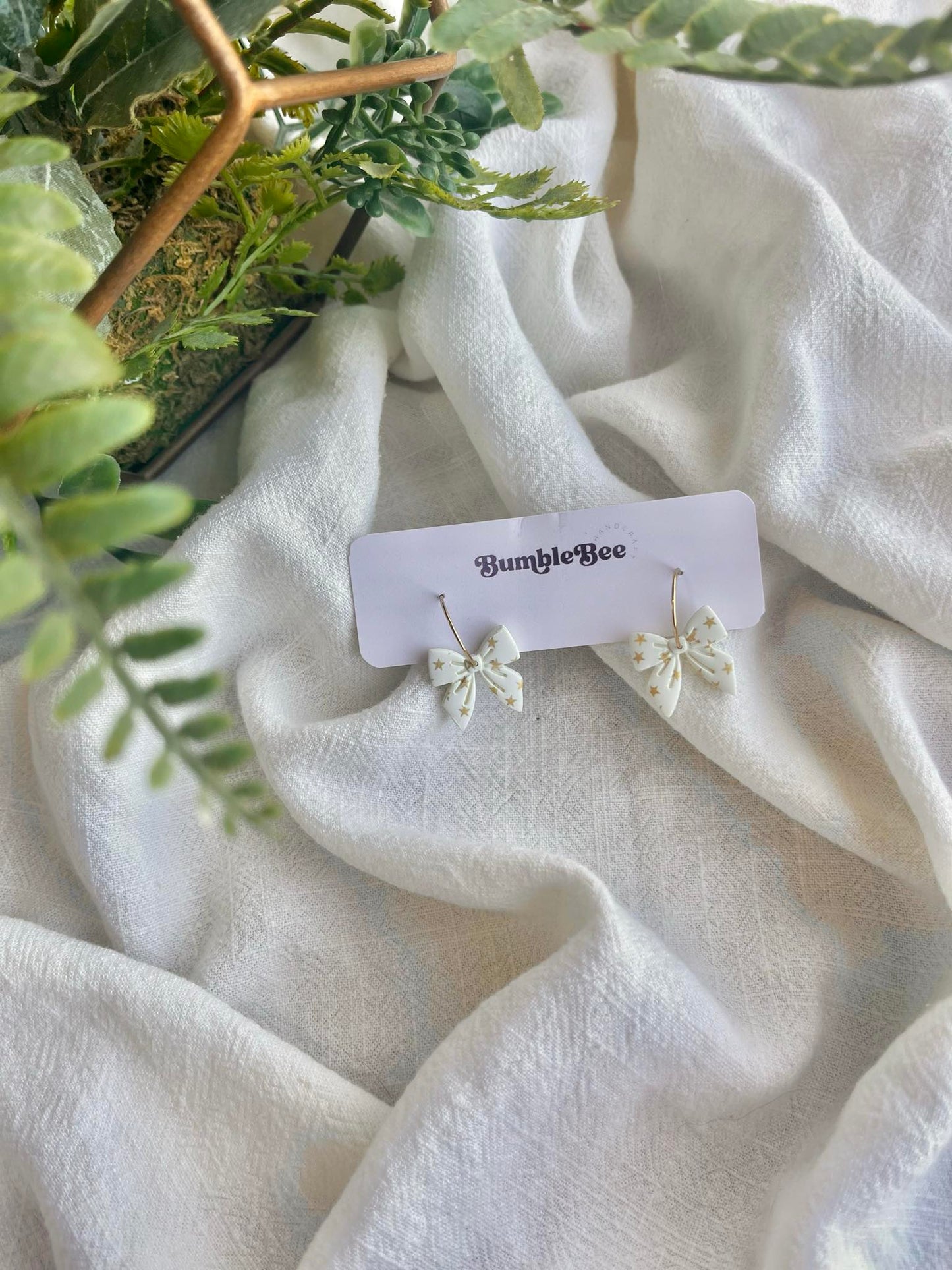 Star Bow Hoops
