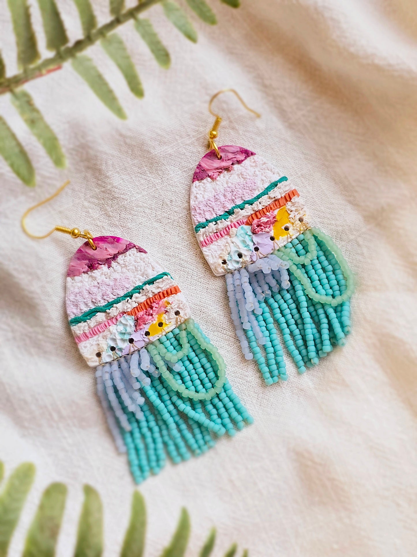 Tapestry Beaded Dangles