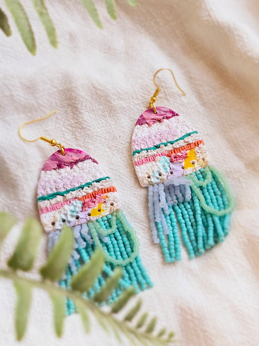 Tapestry Beaded Dangles