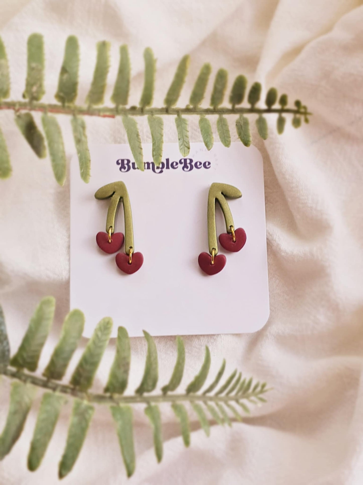 Cherry Love Dangles